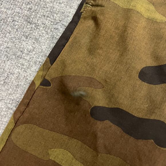 Dixxon Shorts Mens 30 Green Camouflage Stretch Logo Pockets Mid Rise Zip Fly - Picture 5 of 11